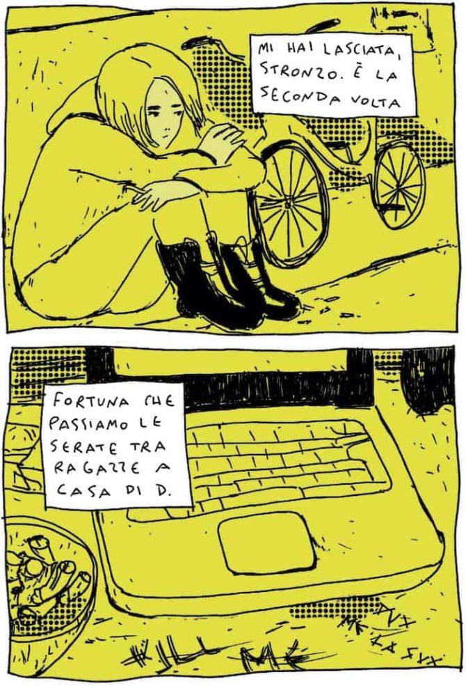 Pagina di Romanzo Esplicito Disegno di Romanzo Esplicito