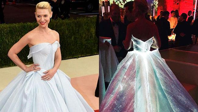 Il red carpet di Claire Danes al Met Gala con l'abito fiabesco di Zac Posen Claire Danes al Met Gala 2016