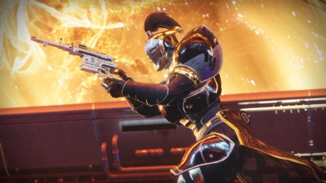 Destiny 2: La Maledizione di Osiride, come aprire la cassa Vex sul Faro Un Titano in azione in Destiny 2