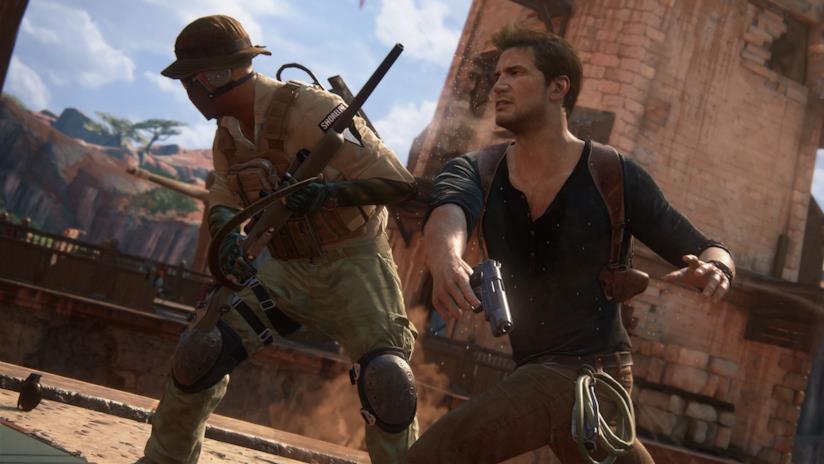 Il finale di Uncharted 4 dividerà critica e giocatori Nathan Drake combatte a mani nude in Uncharted 4