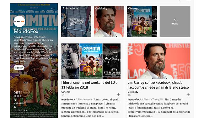 MondoFox sbarca su Flipboard Mondofox su Flipboard