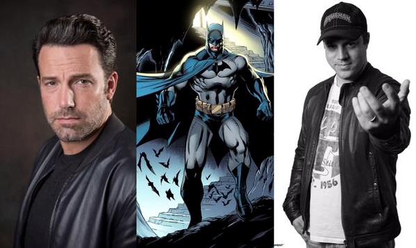 4 film di Batman nel 2019? Geoff Johns nega tutto (in modo fantastico) Un collage tra Ben Affleck, Batman e Geoff Johns