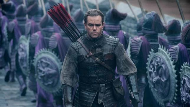THE GREAT WALL Matt Damon nel film The Great Wall