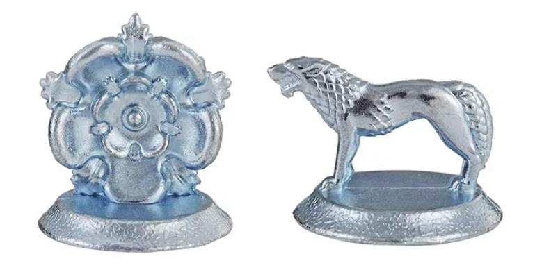 Alcune pedine di Monopoly: Game of Thrones Monopoly: Game of Thrones, alcune pedine presenti nel gioco